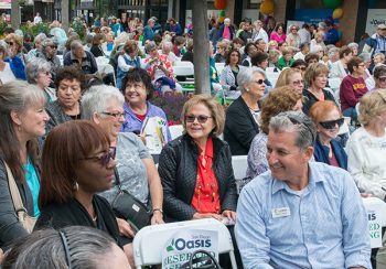 Crowd at San Diego Oasis Grand Opening