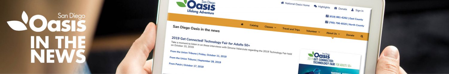 Oasis in the News Header