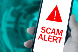 Scam Alert on Phone